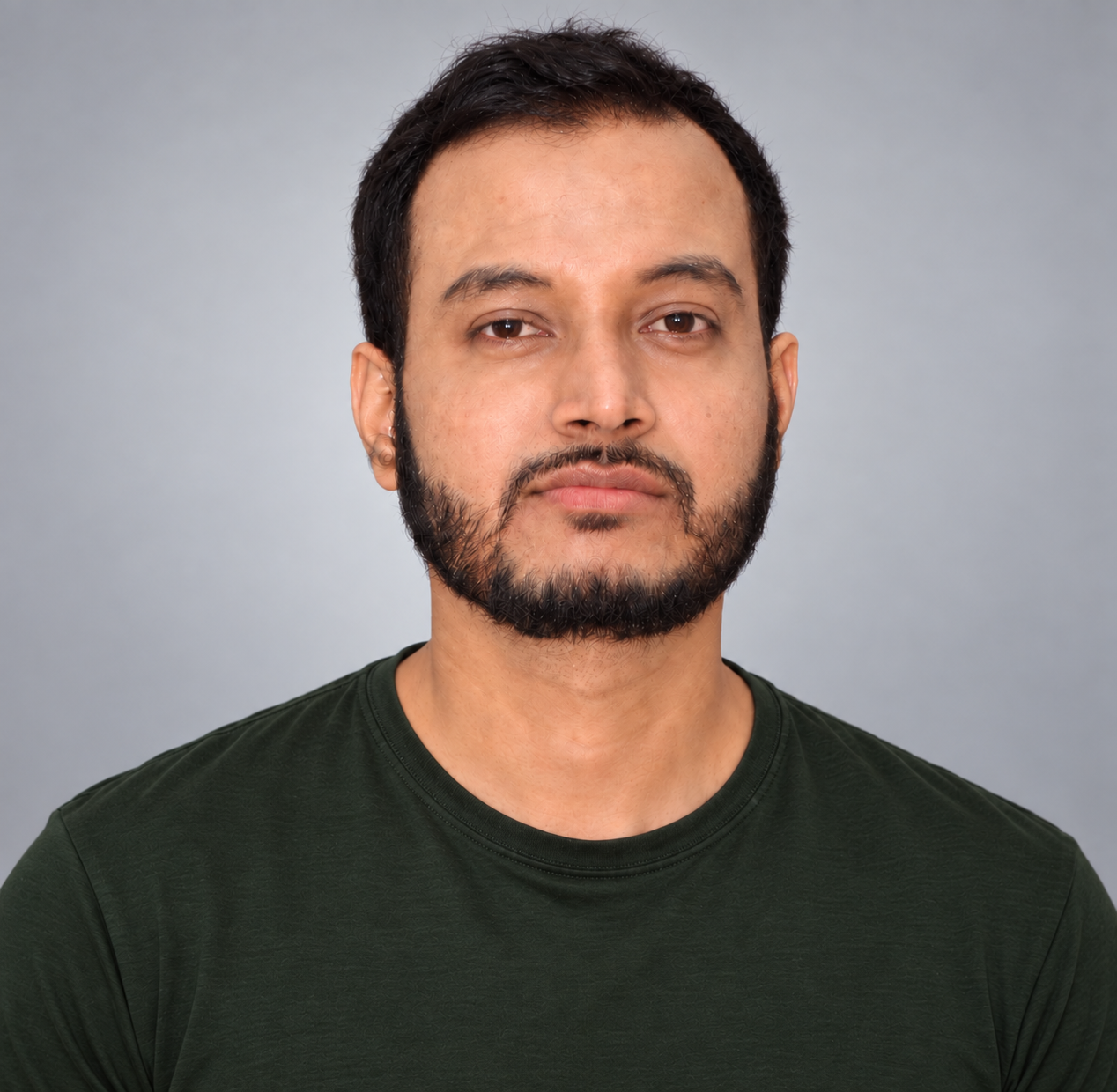 Portrait of Sahin, creator of Skyrocket Robotics.
